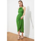 Trendyol Zelena haljina sa puckered zelena | svetlozelena Cene