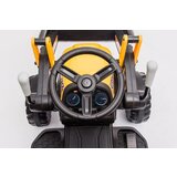 Lean_Toys Baterijski traktor z žlico in prikolico rumena | Shoptok.si