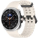 INF Združljivo s Samsung Watch8, Watch8 Classic Ocean Band silikonski pašček White+Black, (5000079739) | Shoptok.si