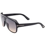 Tom Ford Hawkings FT0908 01B ONE SIZE (62) Črna/Siva Cene