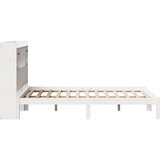  s regalom z knjige bez madraca bijeli 135x190cm borovina | shoptok.hr