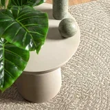 Rug, Preproga Cream 80x200 cm Juta videz Notranje in zunanje, (22122836)