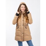 Glano Women's quilted jacket - khaki Cijene
