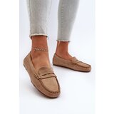 EVENTO Classic Women's Suede Moccasins Dark Beige Glimris | Shoptok.si