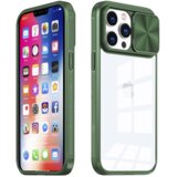 Onasi Lens Cover silikonski ovitek zaščita za Samsung Galaxy A14 - prozorno/zelen | Shoptok.si