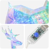  Prizmatični iridescentni LED sob Šareni 48 x 19 x 86 cm | shoptok.hr