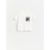 Reserved Majica s ukrasnim džepom - bijela | shoptok.hr