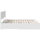  Konstrukcija postelje Bela 180 x 200 cm Konstruiran les, (5000103984) | Shoptok.si