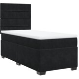 Box spring krevet s madracem crni 90x190 cm baršunasti | shoptok.hr