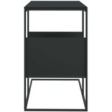 vidaXL Stranska mizica črna 55x36x59,5 cm inženirski les | Shoptok.si
