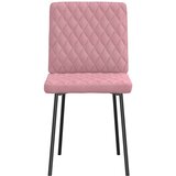  Jedilni stoli 4 kosi roza žamet, (21832374) | Shoptok.si