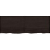 Stolna ploča tamnosmeđa 140x50x(2-6) cm tretirana hrastovina | shoptok.hr