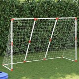  Dječji nogometni gol s loptama 2-u-1 bijeli 184 x 64 x 124 cm Cene