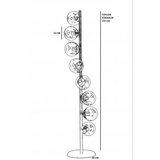 Opviq Podna lampa Simay, 155 cm, E27, Zlatna boja | Eponuda.ba
