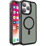 HURTEL Magnetna torbica z MagSafe za iPhone 15, črne luknje za vrvico, (21522479) Cene