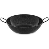 Duboka Tava s Ručkama Vaello Crna Emajlirani Čelik (Ø 38 cm) | shoptok.hr