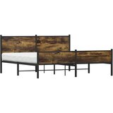  Metalni okvir kreveta bez madraca boja hrasta 183x213 cm | Eponuda.ba