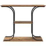  Konzolna stolica s policom Staro drvo 101 x 35 x 80,5 cm | shoptok.hr