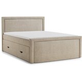 Maison de Rêve Bež boxspring krevet s prostorom za odlaganje 140x200 cm Fresco – | shoptok.hr
