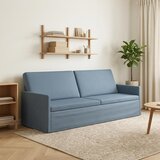 SOFA za 3 osobe Plava 220 x 81 x 82 cm Kordura tekstil Slike
