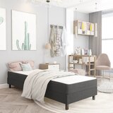 The Living Store Posteljni okvir boxspring sivo blago 100x200 cm - Boxspring Posteljni Okvir, (21516206) | Shoptok.si