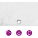 vidaXL Prozorna ponjava z ušesi 5x12 m PVC | Shoptok.si