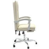  Uredski naslonjač od umjetne kože krem | shoptok.hr