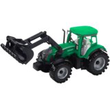 Traktor za igru sa utovarivačem i poljoprivrednom balirkom - zeleni | Shoptok.si