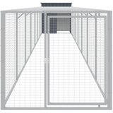  Kavez za kokoši s igralištem antracit 110x813x110 cm čelični | shoptok.hr