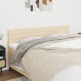 vidaXL Posteljno vzglavje 2 kosa krem 80x5x78/88 cm blago Cene