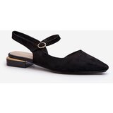 Sergio Leone Women's ballet flats with low heel and open back | Shoptok.si