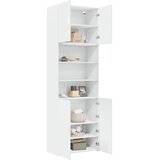  Visoka komoda bijela 80 x 42,5 x 249 cm od konstruiranog drva | shoptok.hr