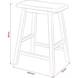  Barski Set 3 kom MDF Bijeli | shoptok.hr