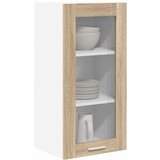 vidaXL Viseča omarica s polico Riga 2 pcs Sonoma hrast 40 x 31 x 80 cm | Shoptok.si