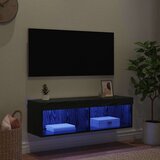 TV zidni ormar Crni hrast 100 x 30 x 30 cm Konstruirano drvo | Eponuda.ba