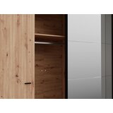 MID.YOU OMARA ZA OBLAČILA, barve grafita, črna, hrast artisan | Shoptok.si