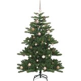 vidaXL Umjetno božićno drvce s nogom with 15 LEDs Zelena 150 cm PVC | shoptok.hr