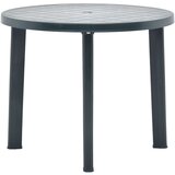 The Living Store Vrtna miza zelena 89 cm plastika - Vrtna Miza, (21463449) Cene