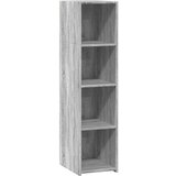 vidaXL Visoka omara siva sonoma 30x41x124 cm inženirski les | Shoptok.si