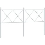  Metalno uzglavlje bijelo 150 cm | shoptok.hr