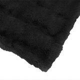  Lažni zec deka Crna 220 x 240 cm Poliester | shoptok.hr