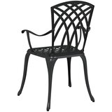  Vrtna stolica 2 pcs Crna 53 x 51 x 88,5cm Aluminij | shoptok.hr
