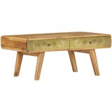  Stolić za kavu od masivnog drva manga 90 x 50 x 40 cm - Zlatno 1 | shoptok.hr
