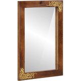  Zrcalo za kupaonicu s ogledalom Medeno smeđa 70 x 50 x 2,5 cm | shoptok.hr