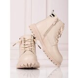SHELOVET Beige girl trappers Shelovet | Shoptok.si