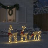 vidaXL Božićni ukras sob 3 kom 90 LED toplo bijelo | shoptok.hr