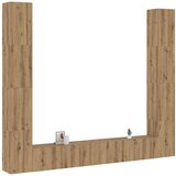  Set 6 kosov stenske TV omarice Artisan Oak Engineered Wood, (21703639) Cene