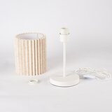  Brilagi - Stona lampa NORDIC WAVE 1xE27/15W/230V lan/bela | Eponuda.com