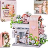  Romantična vjenčana dvorana s vitrinom + cvijećem i haljinom 1047 dijelova ZA5739 | shoptok.hr