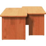  Klubska miza Voščeno rjava 100 x 69 x 35.5 cm Trdna borovina, (5000073386) | Shoptok.si